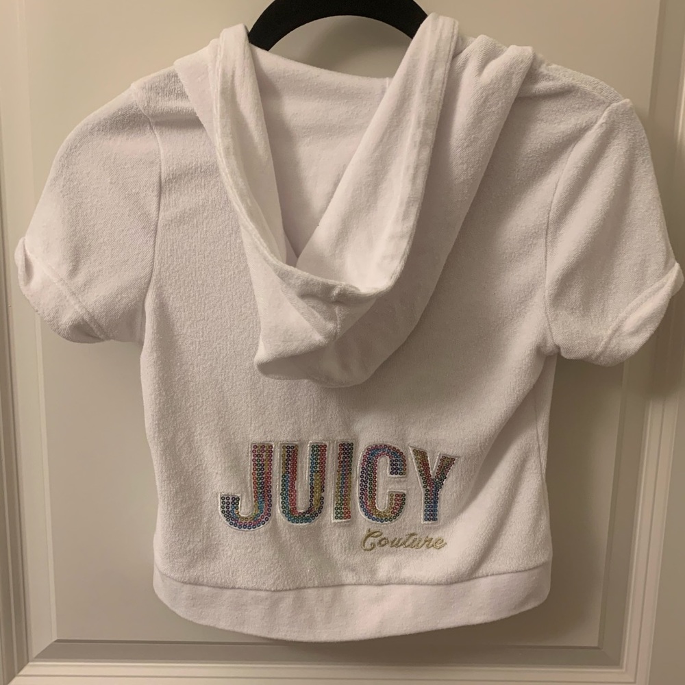 Juicy Couture White Kids Zip up